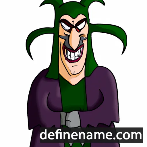 cartoon of the name Evil-merodach