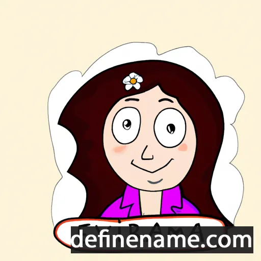 cartoon of the name Evimaria