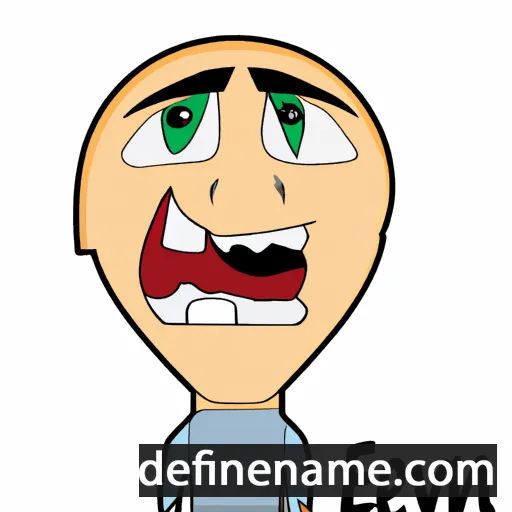 cartoon of the name Evmen