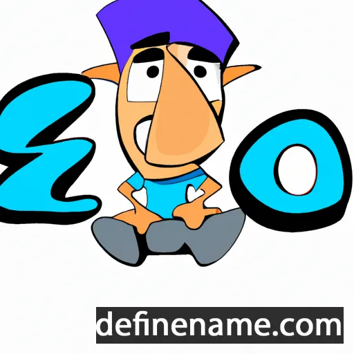 cartoon of the name E'zoz