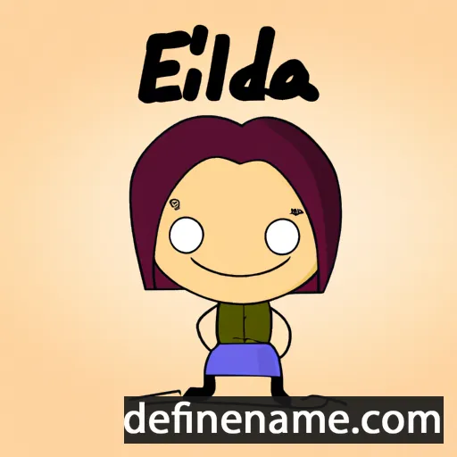 cartoon of the name Ézilda