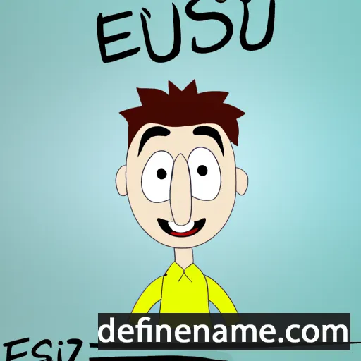 cartoon of the name Ézsau