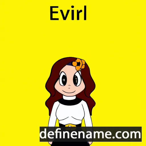 Evrilia cartoon