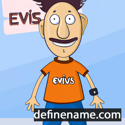 cartoon of the name Evsevios