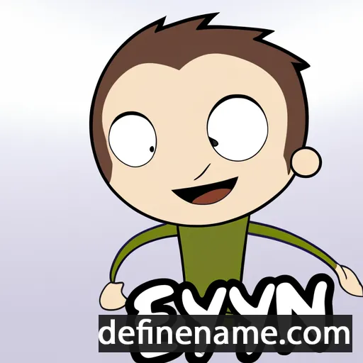 cartoon of the name Evyn