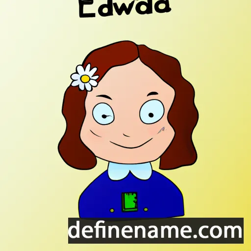 cartoon of the name Ewalda