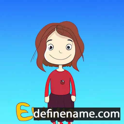 cartoon of the name Ewalina