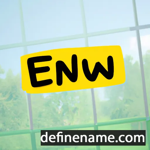 cartoon of the name Ewein