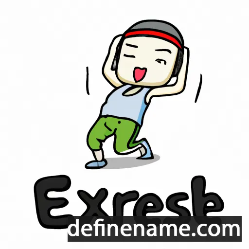 Exercise cartoon