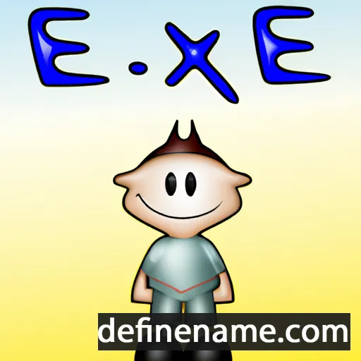 Exie cartoon