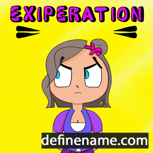 cartoon of the name Expectación