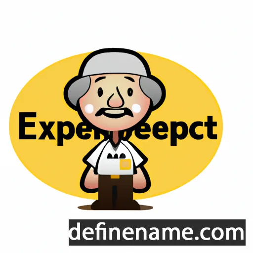 cartoon of the name Experience