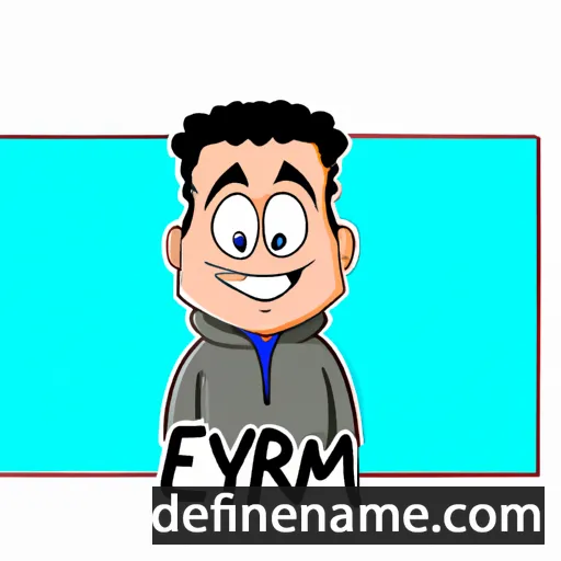 cartoon of the name Eymar