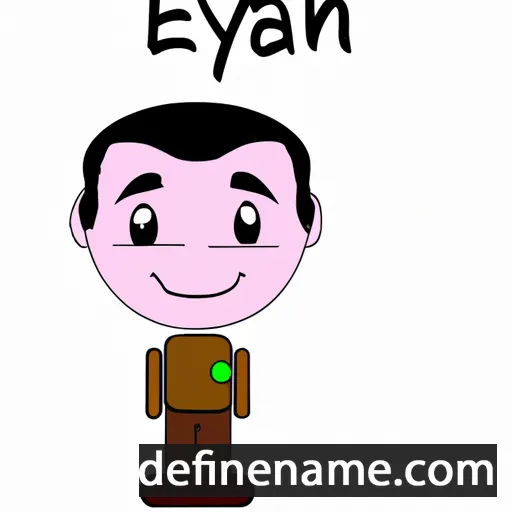 cartoon of the name Eynav