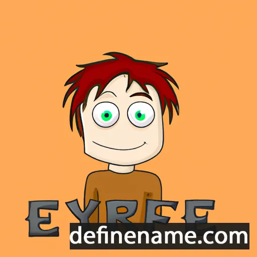 cartoon of the name Eyre