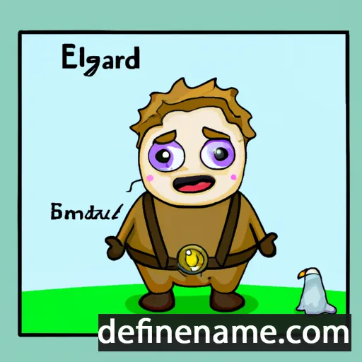 Eyðbjartur cartoon