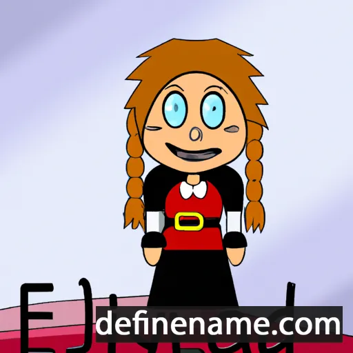 cartoon of the name Eyðhild