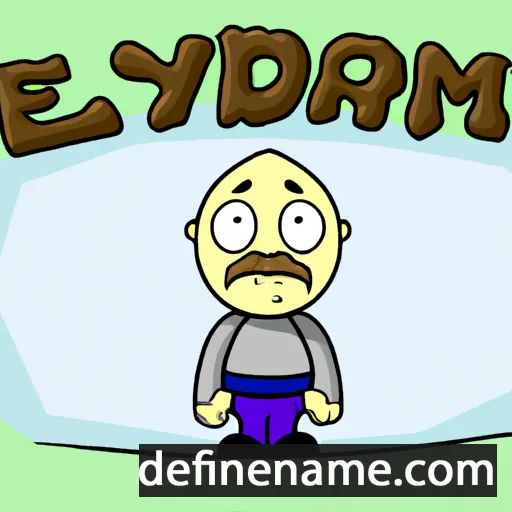 cartoon of the name Eyðmar