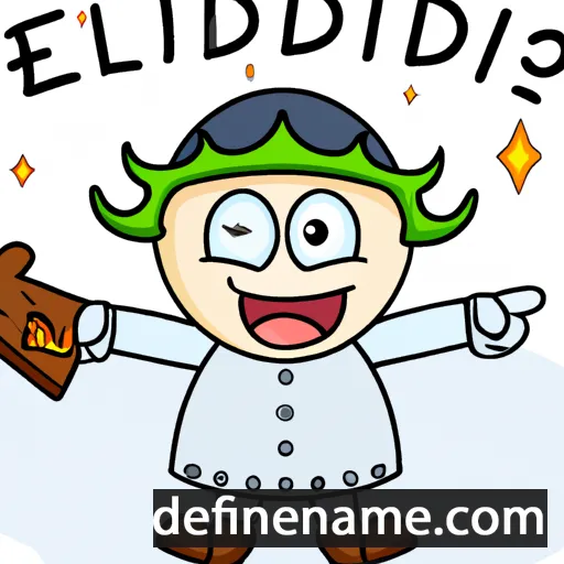 cartoon of the name Eyðrið