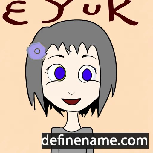 cartoon of the name Eyuki