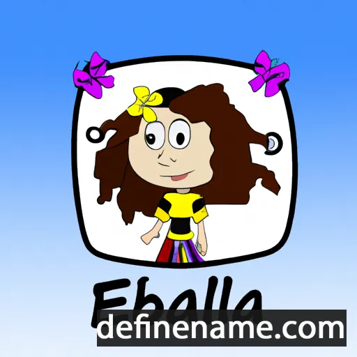 cartoon of the name Ezabella