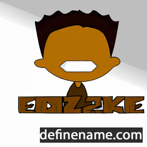 cartoon of the name Ezékiel