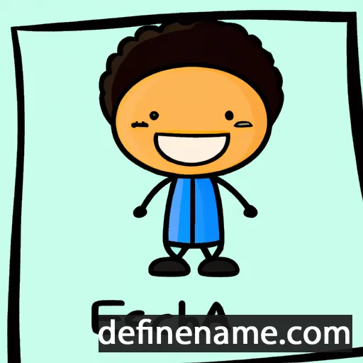 cartoon of the name Ezechia