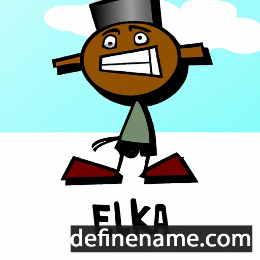 cartoon of the name Ezekiela