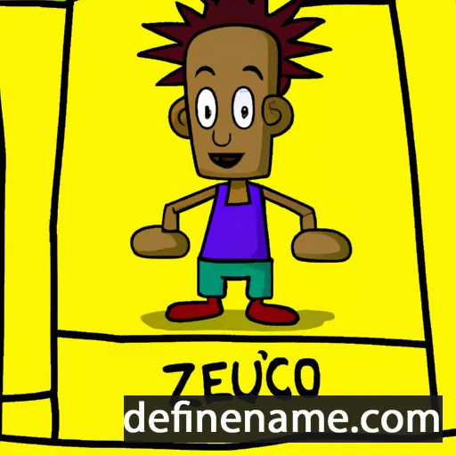 cartoon of the name Ezeuzo