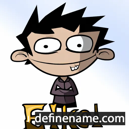 cartoon of the name Ezikiel