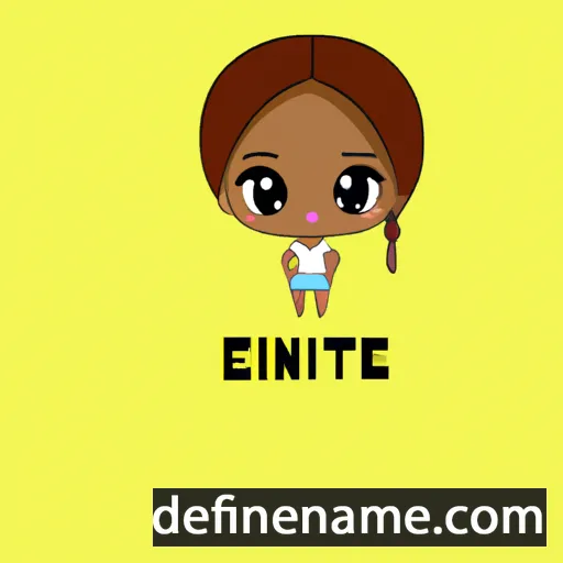 cartoon of the name Ezinne