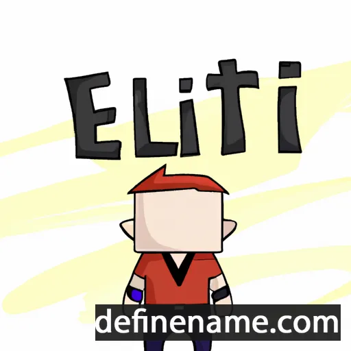 cartoon of the name Eztli