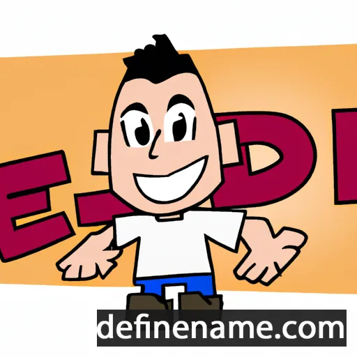 cartoon of the name Ezzedin