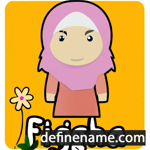 cartoon of the name Fa'iqah