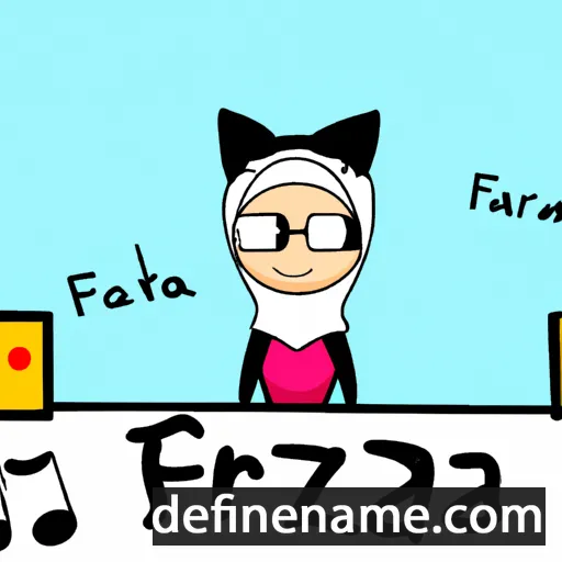 Färiz̦ä cartoon