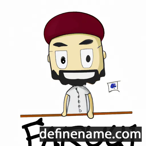 cartoon of the name Faaruuq