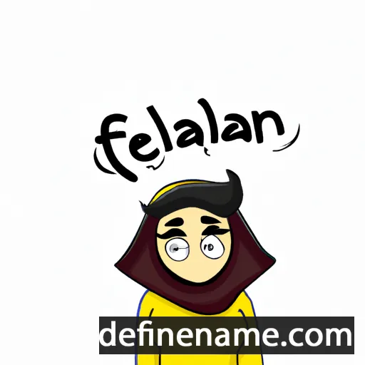 cartoon of the name Faasileen