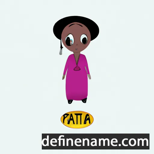 cartoon of the name Faatuma