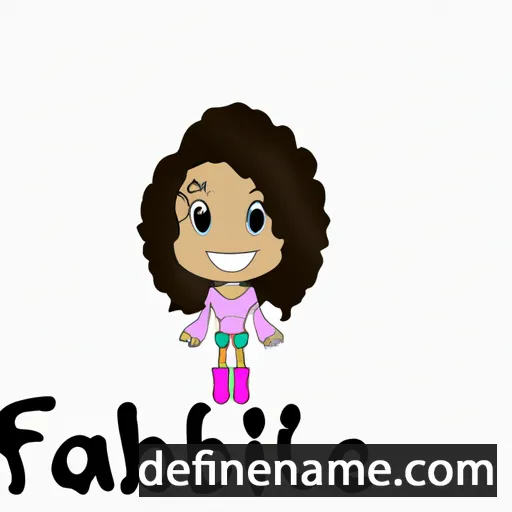 cartoon of the name Fabiane