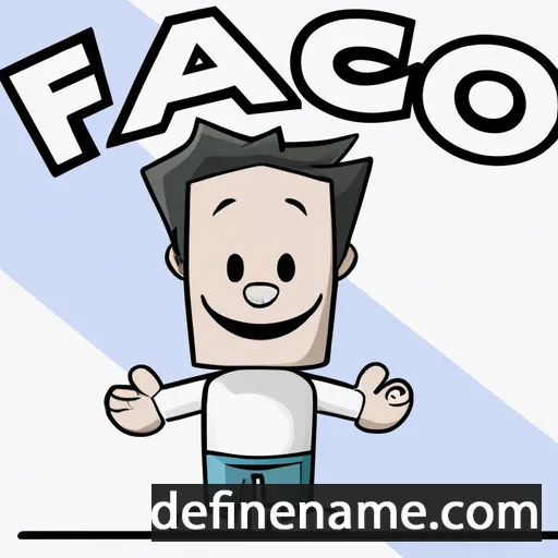 cartoon of the name Fabico