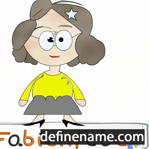 cartoon of the name Fabiette