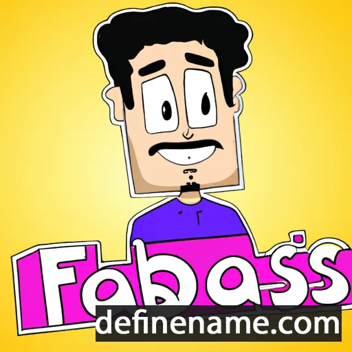 cartoon of the name Fabijonas