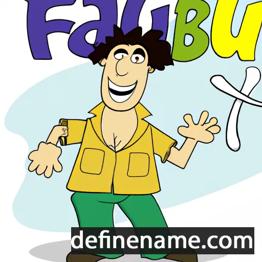 cartoon of the name Fabiu