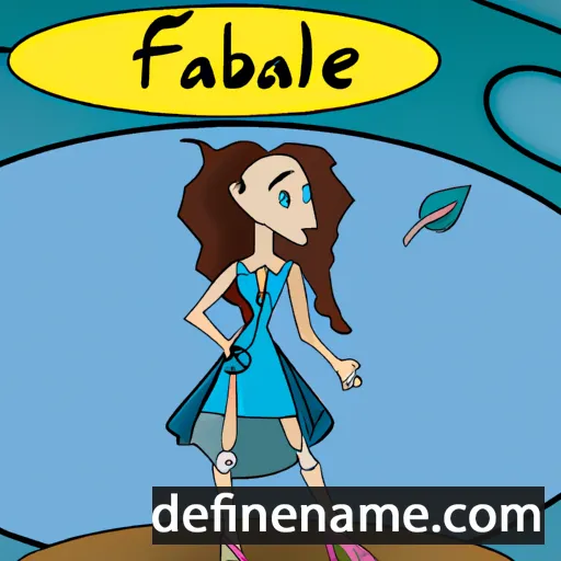 cartoon of the name Fable