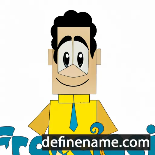 cartoon of the name Fabriciano