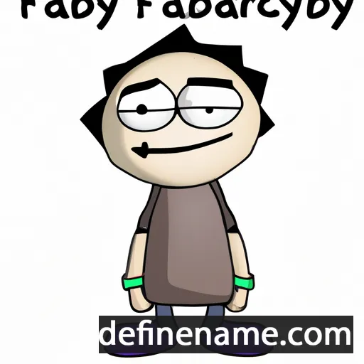 cartoon of the name Fabrycy