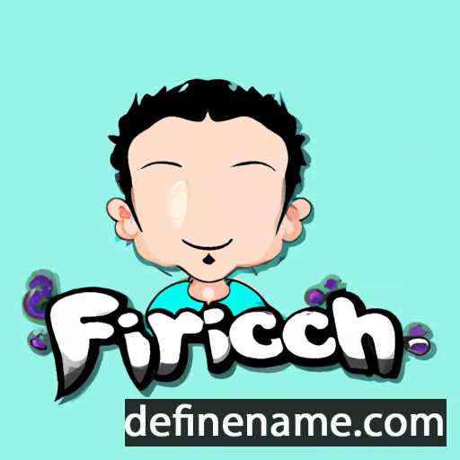 cartoon of the name Fachri