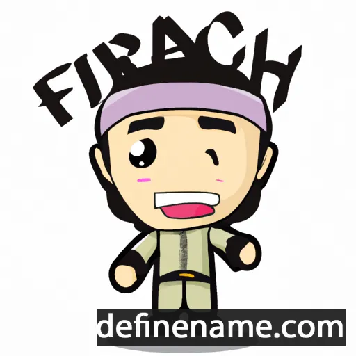 cartoon of the name Fachriah