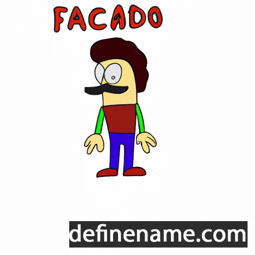 cartoon of the name Facondo