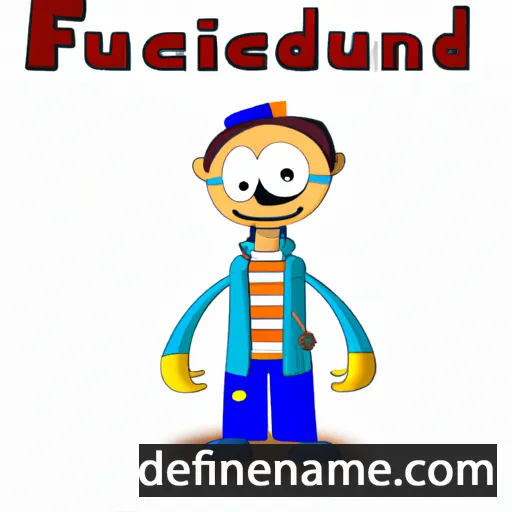 cartoon of the name Facund